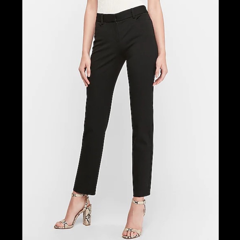 Express Columnist Black Dress Pants Sz 0P